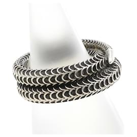 Gucci-Gucci Garden Snake Silver Band Ring-Other