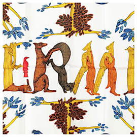 Hermès-Hermès Green Alphabet III Silk Scarf-Green,Light green