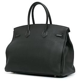 Hermès-Hermès Black Togo Birkin Retourne 35-Black