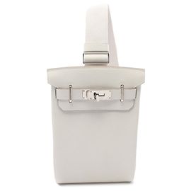Hermès Blanco Togo Kelly Hac A Dos PM Blanco Blanco roto