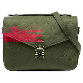 Louis Vuitton-Louis Vuitton Red Monogram Empreinte Pochette Metis-Red