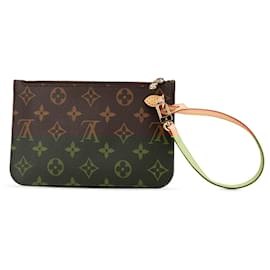 Louis Vuitton-Pochette Neverfull Monograma Marrom Louis Vuitton-Marrom