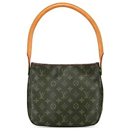 Louis Vuitton-Louis Vuitton Brown Monogram Looping MM-Brown