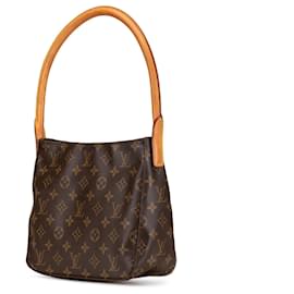 Louis Vuitton-Louis Vuitton Brown Monogram Looping MM-Brown