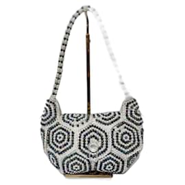 Autre Marque-Hand Beaded Top Handle/Shoulder Bag-Other