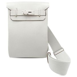Hermès Kelly Hac A Dos PM em Togo branco Branco Fora de branco