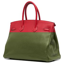 Hermès-Hermès Red Togo Birkin Retourne 35-Red
