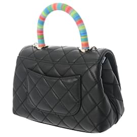 Chanel-Chanel Matelasse Coco Handle XXS Handbag-Black