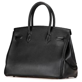 Hermès-Hermès Black Swift Birkin Retourne 30-Black