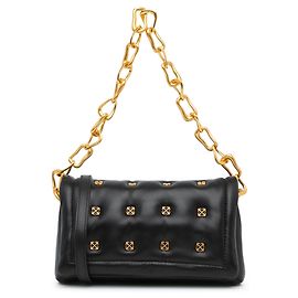 Off White Borsa Off-White piccola in pelle di vitello nera con freccia QLT Nero