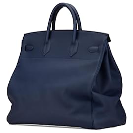 Hermès-Hermès Blue Togo HAC Birkin Retourne 40-Blue,Dark blue