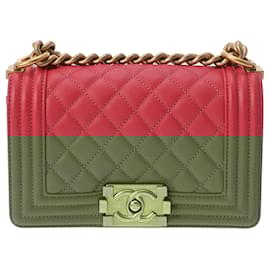 Chanel-Chanel Boy Chanel 20 Chain Shoulder Bag-Pink