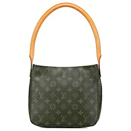 Louis Vuitton-Louis Vuitton Brown Monogram Looping MM-Brown