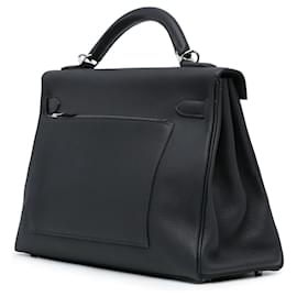 Hermès-Hermès Black Togo Maxi Kelly 42-Black
