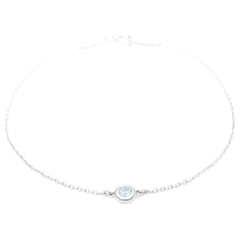 Tiffany & Co-Pulseira charm em prata 925 aquamarine Tiffany & Co.-Outro
