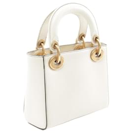 Dior-Dior White Limited Edition Niki De Saint Phalle Mini Calfskin Dragon Lady Dior-White