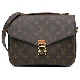 Louis Vuitton-Louis Vuitton Brown Monogram Pochette Metis-Brown