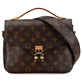 Louis Vuitton-Louis Vuitton Brown Monogram Pochette Metis-Brown