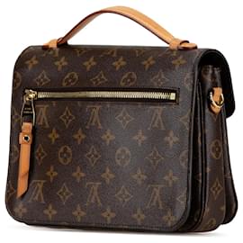 Louis Vuitton-Louis Vuitton Brown Monogram Pochette Metis-Brown