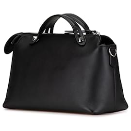Fendi-Fendi Sac à main en cuir noir moyen By The Way-Noir