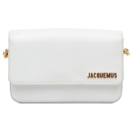 Jacquemus-Jacquemus White Calfskin Le Carinu-White