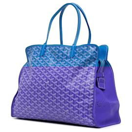 Goyard-Goyard Blue Goyardine Sac Hardy Pet Carrier PM-Blue