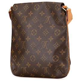 Louis Vuitton-Louis Vuitton Brown Monogram Musette Salsa Short Strap-Brown