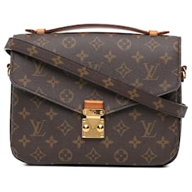 Louis Vuitton-Louis Vuitton Brown Monogram Pochette Metis-Brown