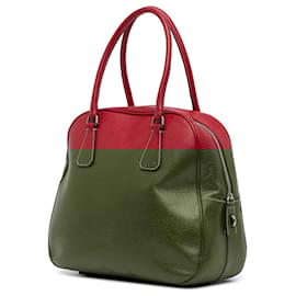 Prada-Prada Red Cinghiale Bauletto Handbag-Red