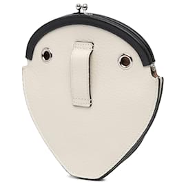 Gucci-Gucci White Leather Fruittini Strawberry Crossbody-White