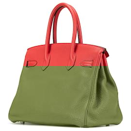 Hermès-Hermès Pink Clemence Birkin Retourne 30-Pink