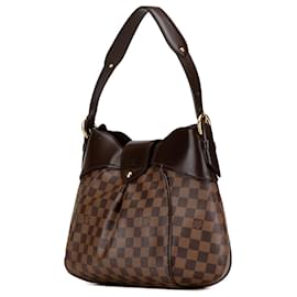 Louis Vuitton-Louis Vuitton Brown Damier Ebene Sistina MM-Brown