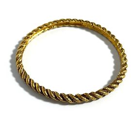 Pulseira de bangles twist vintage Chanel 1990 Outro