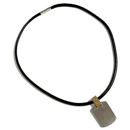 Pingente Cartier Santos 100 Colar de Corda Superior Dourado