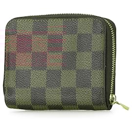 Louis Vuitton-Louis Vuitton Brown Damier Ebene Zippy Coin Purse-Brown