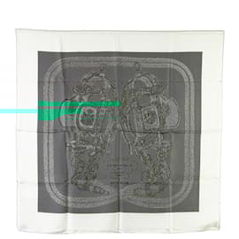 Hermès-Hermès Green Brides de Gala Silk Scarf-Green