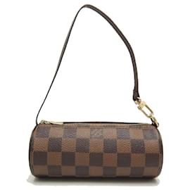 Louis Vuitton-Louis Vuitton Damier Papillon Pouch Ebene-Damier ebene