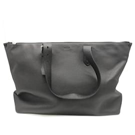 Bally-Bally Crimey.O Bovine Grained Leather Tote Bag-Black