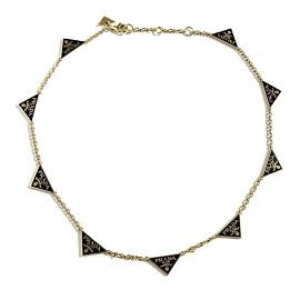Pendente de metal esmaltado para mulheres Prada Outro