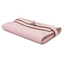 Hermès-Portefeuille Long Hermes en Rose Sakura-Rose