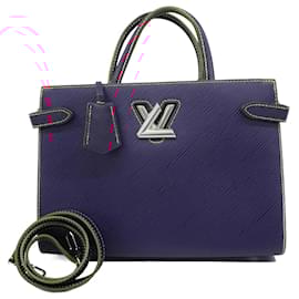 Louis Vuitton-Louis Vuitton Epi Twist Tote Handbag-Blue