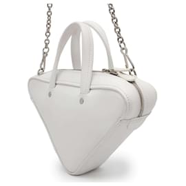 Balenciaga-Balenciaga Handbag Triangle Duffle XS-White