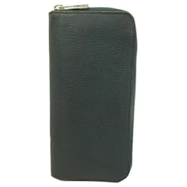 Louis Vuitton-Louis Vuitton Long Wallet Taurillon Zippy Vertical M58823-Navy blue