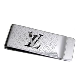 Louis Vuitton-Louis Vuitton Silver Money Clip-Silvery