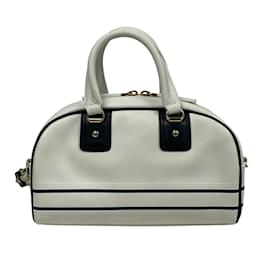 Christian Dior-Christian Dior Vibe Handbag-White,Navy blue