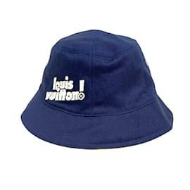 Louis Vuitton-Louis Vuitton Bonnet Beckett Bucket Hat-Yellow,Navy blue,Light blue