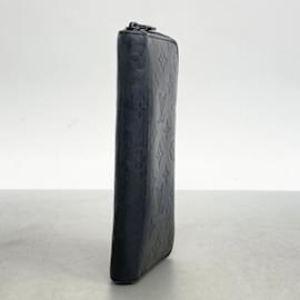 Louis Vuitton-Louis Vuitton Long Wallet Monogram Shadow Zippy Vertical-Black