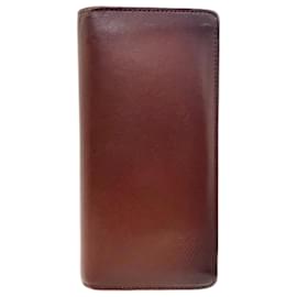 Louis Vuitton-Louis Vuitton Ombre Portefeuille Brazza Long Wallet-Brown,Other