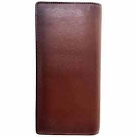 Louis Vuitton-Louis Vuitton Ombre Portefeuille Brazza Long Wallet-Brown,Other