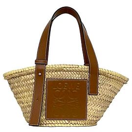 Bolsa de couro bege e marrom Loewe Marrom Bege